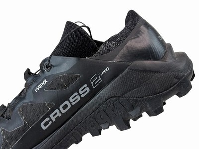 Salomon Cross Pro 2 Matrix Mens 9 Running Hiking Black Low Top Shoes~Barely Worn