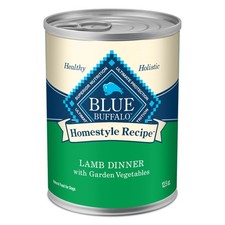 Blue Buffalo Homestyle Lamb Dinner Wet Dog Food w/ Garden Vegetables 12.5oz 12-P