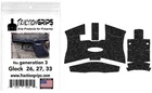 Instant Stipple granulated rubber grip tape for Glock 26, 27, 33 generation 3