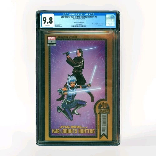 STAR WARS WAR OF THE BOUNTY HUNTERS #5 ANAKIN AHSOKA SPROUSE VARIANT CGC 9.8
