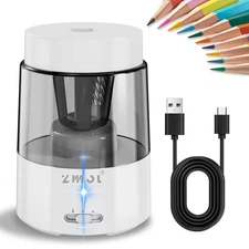 Electric Pencil Sharpener, Automatic Pencil Sharpeners Kids, Battery Powered ...