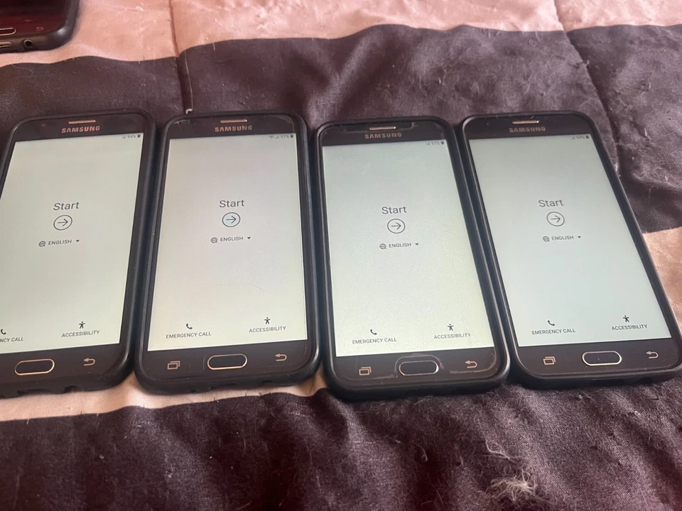 Lote de 12 Samsung Galaxy J3 Eclipse (Verizon, SM-J327V) - 11 Funcionando, 1 PARA PARTE Foto 4 de 4