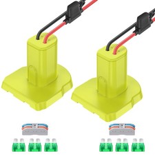 2 Packs Power Wheel Adapter for Ryobi 18V Battery Adapter Power Wheel Battery Co