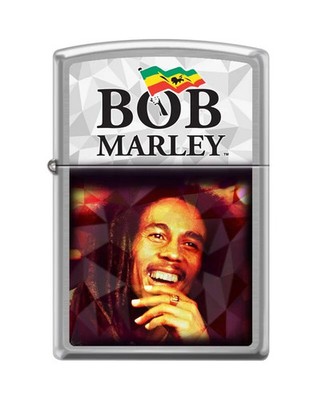 Bob Marley Feuerzeug  Zippo - Brushed Chrome Standard Standard