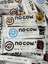 48 No Cow Protein Bars - 3/2026 - Cookie Dough - Cookies N Cream - Fudge Brownie