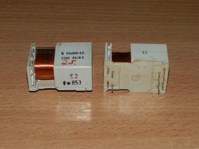 2 Relais Siemens V34609 E2 C200 RK/N E und RK/8G Schalt Relais 2x Umschalter