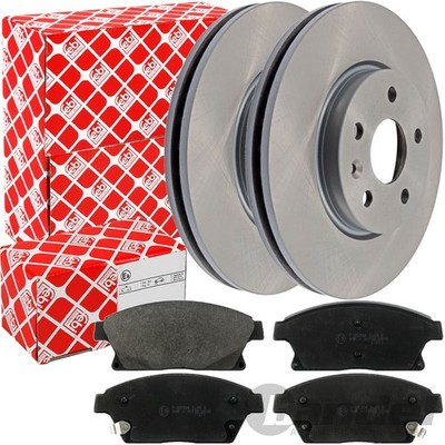 FEBI BREMSSCHEIBEN Ø300mm + BELÄGE VORNE für OPEL ASTRA J ZAFIRA C Tourer