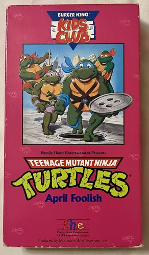 April Foolish. TMNT VHS Burger King Kids Club 1990. | eBay