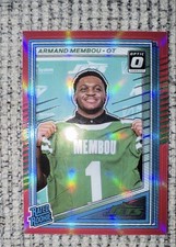 2025 Panini Donruss - Rated Rookie Armand Membou #358 Optic Preview Pink Prizm 