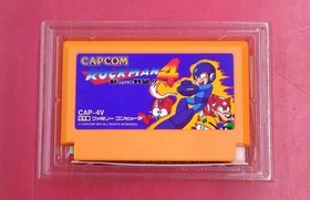 CAPCOM Famicom Soft Rockman 4 New Ambitions Used