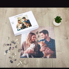 Custom Photo Jigsaw Puzzle, christmas, holidays, birthdays, Wedding Gift
