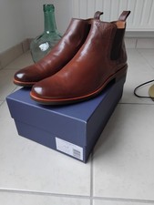 Bottines Chelsea homme Paire & Fils Paris – cuir marron – neuves – EU 42