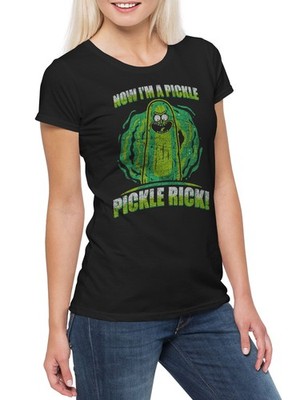 Pickle Rick Damen T-Shirt Rick Sanchez Beth Smith Jerry Morty Gurke TV Fun Spaß
