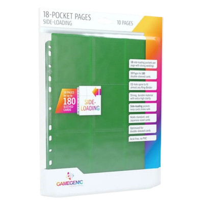 Sideloading 18-Pocket pages Pack Green