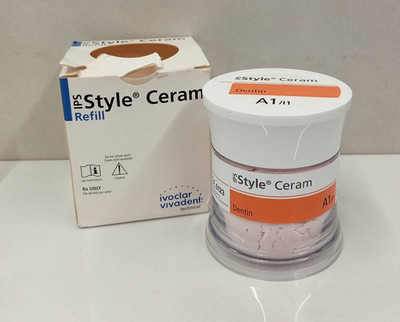 Ivoclar Vivadent IPS Style Keramik Nachfüller Dentin A1 Farbton 100g Dentallabor Material