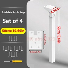 4x Heavy Duty Folding Table Leg Cabinet Feet Hinged Table Legs 35/40/45/50/70CM