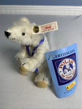 Limited Edition Steiff Polar The Titanic Bear FAO Schwarz MINT with Tags, Button