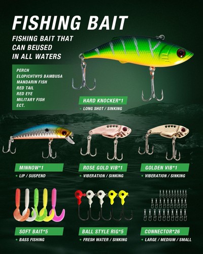Canna da Pesca e Mulinello Combo Grafite Telescopico Palo da Pesca Portatile Kit Viaggio - Foto 6 di 11