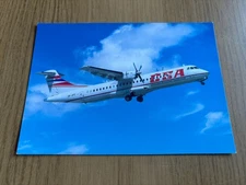 CSA ATR-72 airline issue postcard