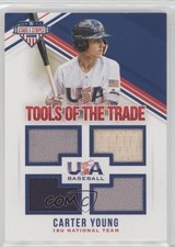 2018 USA Baseball Stars & Stripes Tools of the Trade /299 Carter Young #31 0dp1