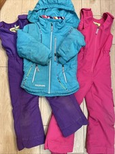 Boulder Gear Girls Ski Parka, Pants Set Sz 4-6 Jacket Size 6 Bibs Sizes 4 And 6