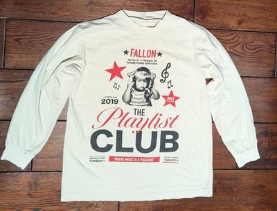 Fallon Advertising Services The Playlist Club Men's Long Sleeve T-Shirt Size M