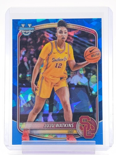 JUJU WATKINS 2025-26 BOWMAN CHROME U PROSPECTS BLUE SAPPHIRE #BCP-96 USC Q4094
