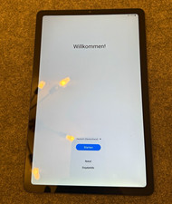 Samsung Android Tablet in Grau, AKG Aufdruck auf der Rückseite (grau/schwarz)