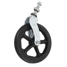 6 Inch Wheelchair Front Wheels With Front Fork Drive Steel Bearing Wheel Fro OMO