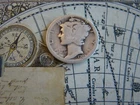 1923-P MERCURY DIME 90% SILVER
