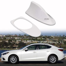 Roof Radio Fm Signal Shark Fin Aerial Antenna Cover Trim For Mazda 3 5 6 Sport