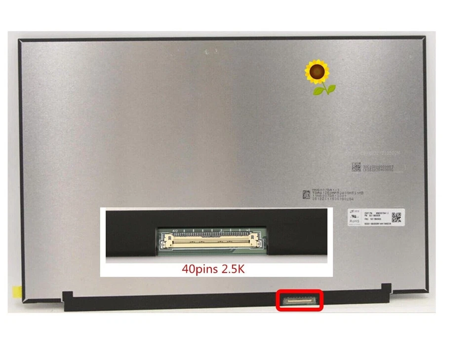 Panel LCD Dell Alienware X16 R1 16.0" 2560×1600 WQXGA 165Hz Foto 2 de 4