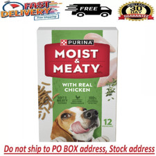 Purina Moist & Meaty Real Chicken Fresh Dog F...