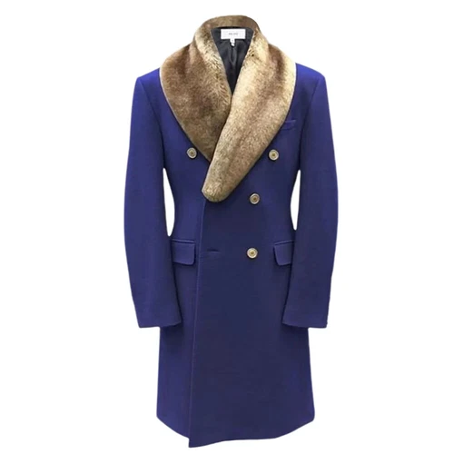 Winter Herren Mantel Mantel Taschen Herbstjacke Männer Wolle Kaschmir Mäntel - Bild 17 von 22