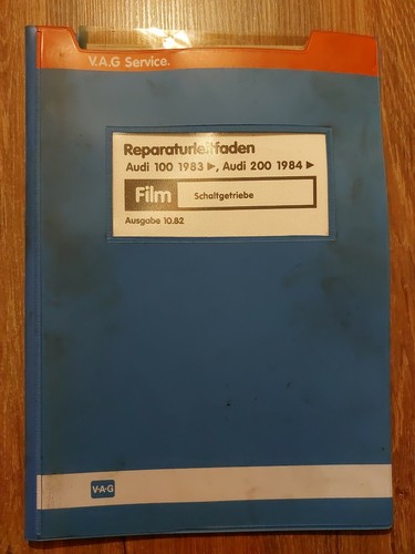 Reparaturleitfaden Microfich Schaltgetriebe Audi 100 1983- Audi 200 1984-