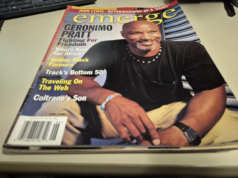 EMERGE magazine Geronimo Pratt John Coltrane John Lewis Carol and Duane Davis