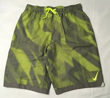 Nike Men s Horizon 11 Volley Swim Shorts Lime/Gray design NESS 8448 M L XL 2XL