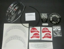 Restoration parts lot for your Duncan Parking Meter Model 60, 2 hour, NEW PARTS 