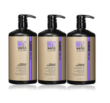 Tressa Water Color Maintenance Shampoo Violet Washe 33.8 Oz Set of 3