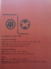 Matchless AJS Workshop Manual G3 G11 G12 G9 8 Singles Twins 1957-64 Motorcycles