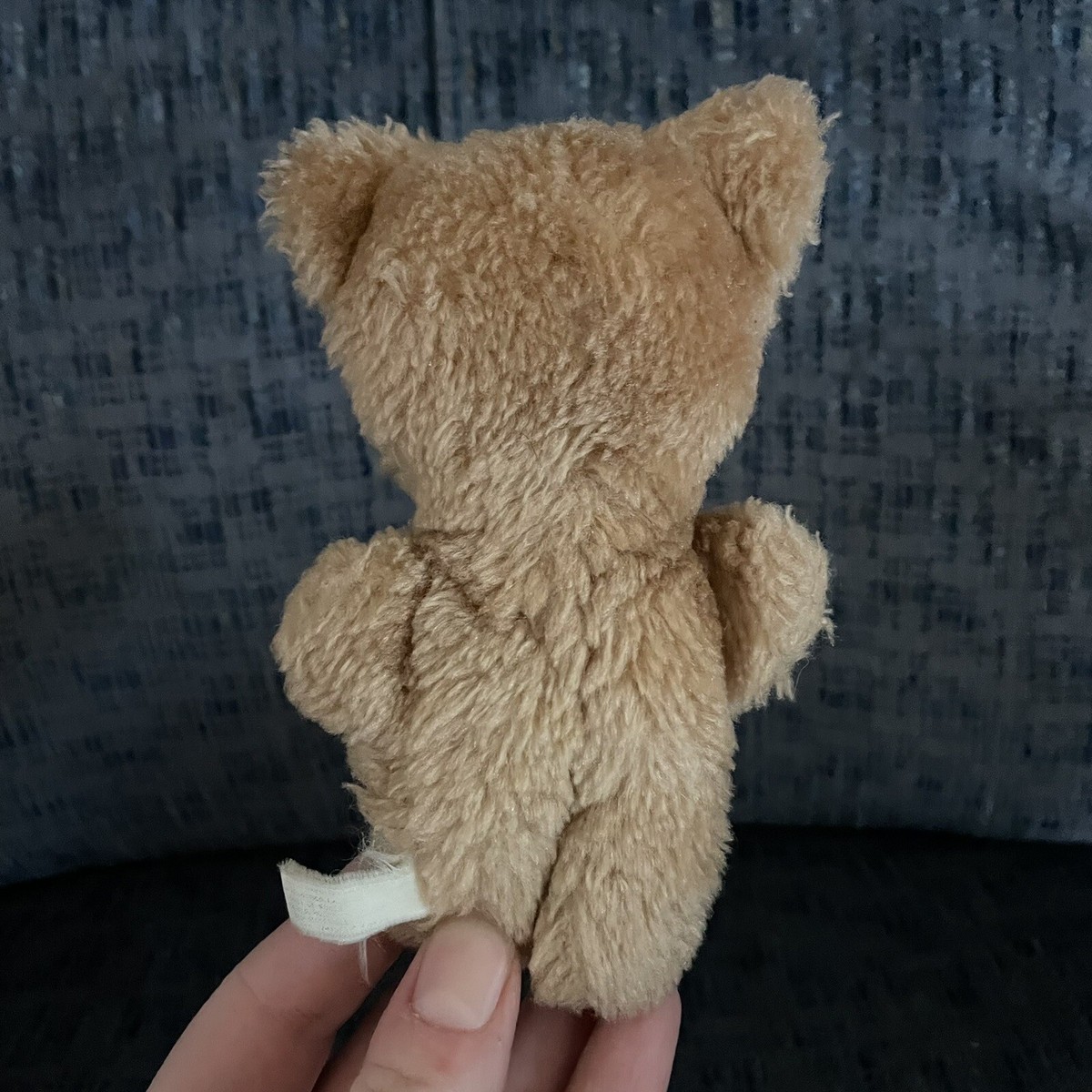 Vintage Dakin 1970s? Mini Plush Teddy Bear Brown 5