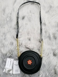 small black straw bag