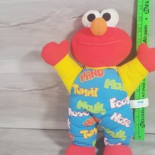 Vintage 1996 Tyco Elmo Talks Electronic Toy Tested Works Sounds Good
