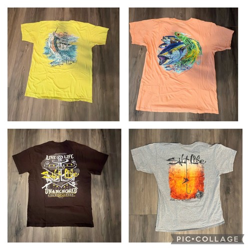 4 Salt Life Mens T-shirts (large)