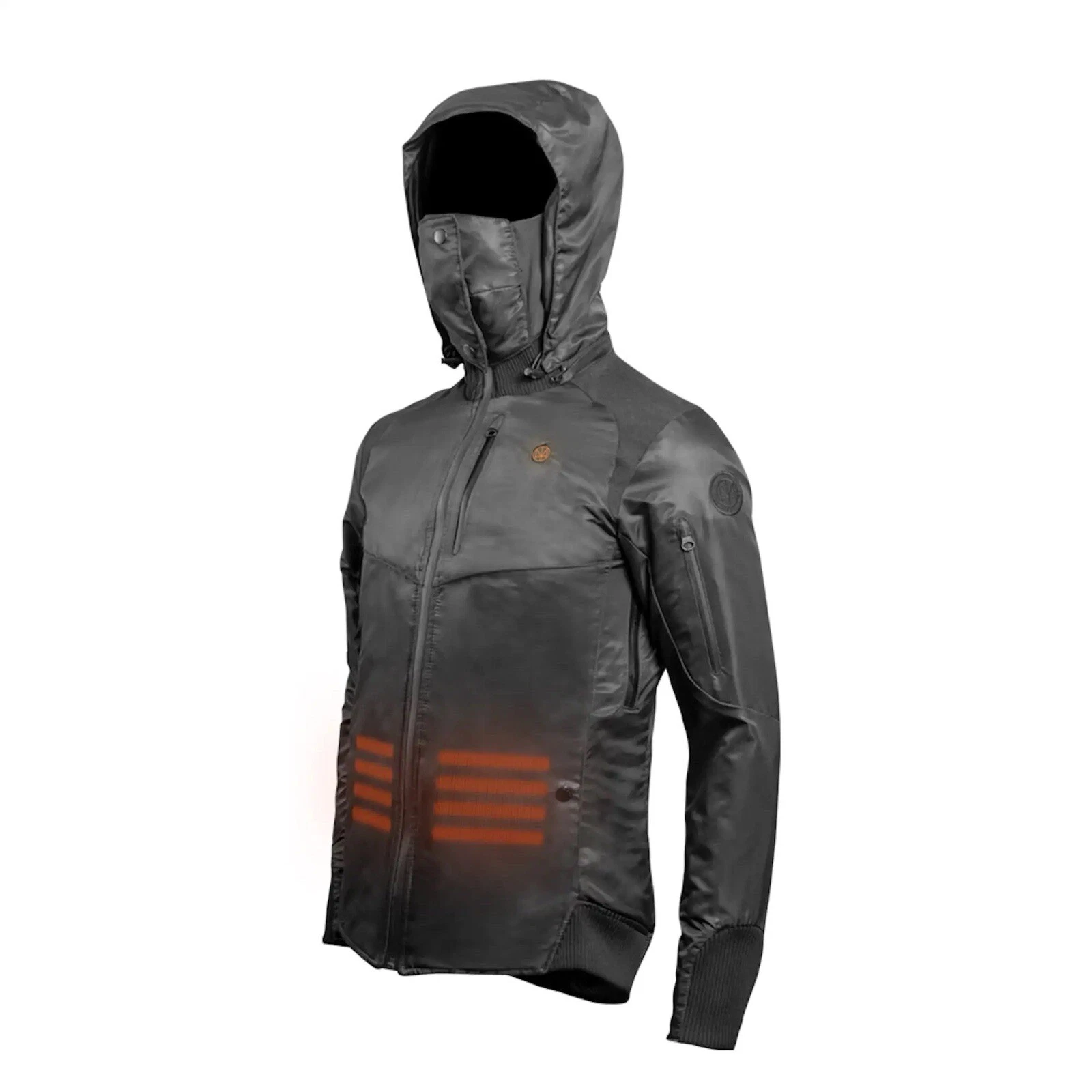 $399 Sustain Heated Jacket By HOMICREATIONS Men’s Black XL Hooded Outdoor