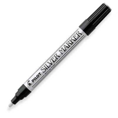 Pilot SC Metallic Paint Marker, Gold or Silver, Ex Fine or Med, Choose Quantity