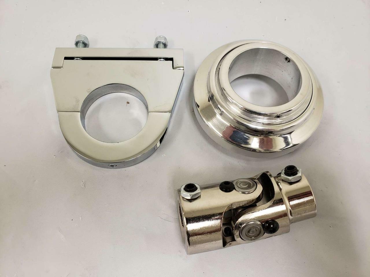 Aftermarket Street Rod Steering Column Install Kit 2.5" Drop Floor