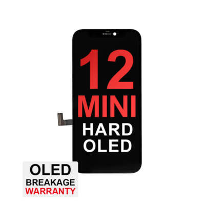 Hard OLED Screen for iPhone 12 Mini with Tool Kit and Tempered Glass Protector