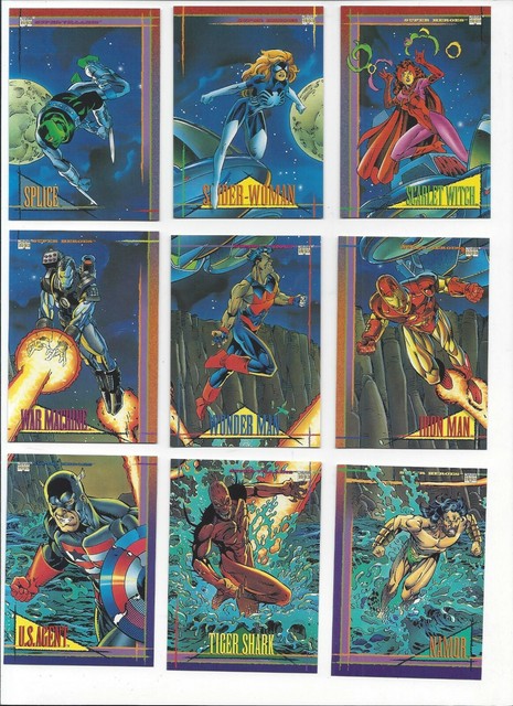 1993 Skybox Marvel Universe IV Series 4 X-Men Comics Base Complete Your Set **