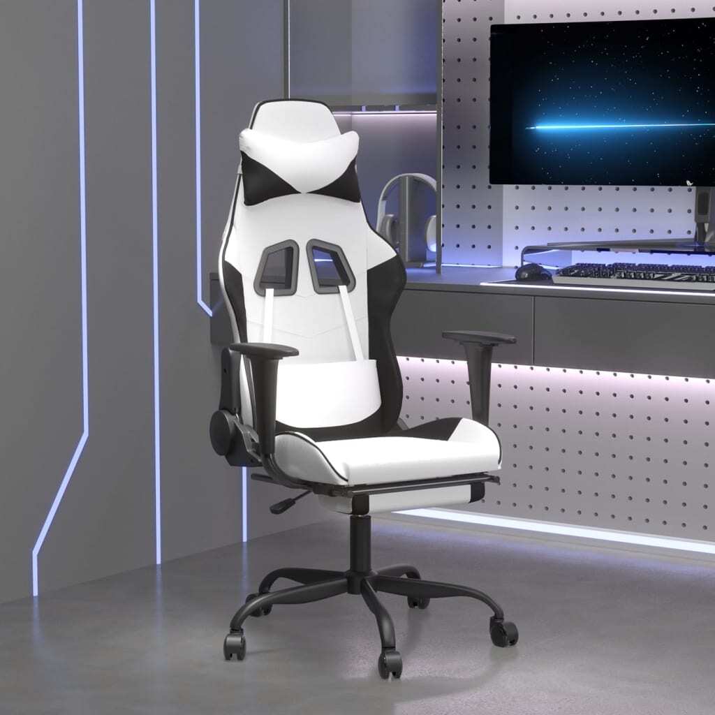 Massage Gaming Vidaxl Gaming Chair Review Massage Gaming Chair